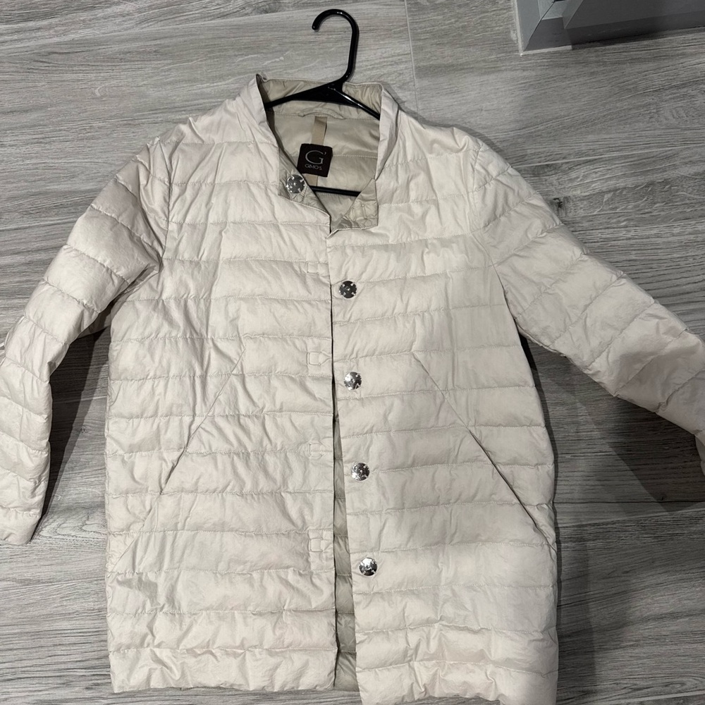 Gimo’s S.P.A. Cream quilted Jacket